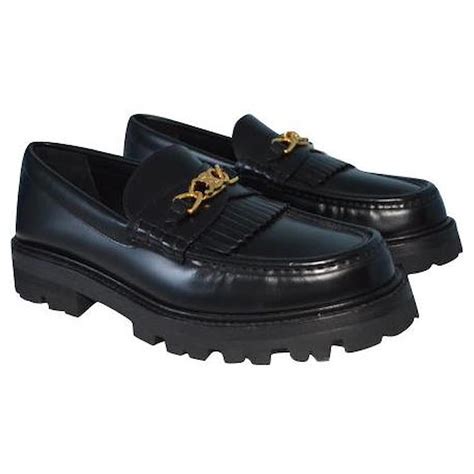 celine loafers black